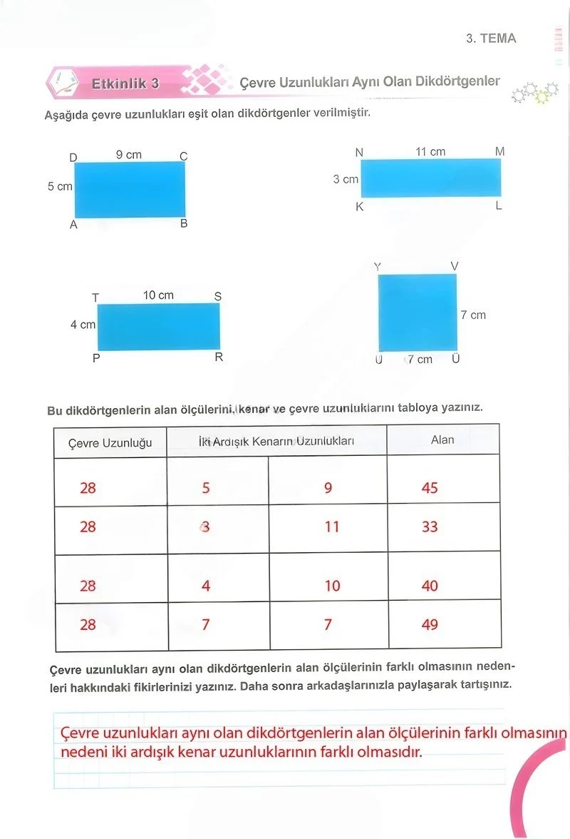 5. Sınıf Matematik Ders Kitabı Cevapları Meb Yayınları 1.Kitap Sayfa 153 Çözüm Görseli