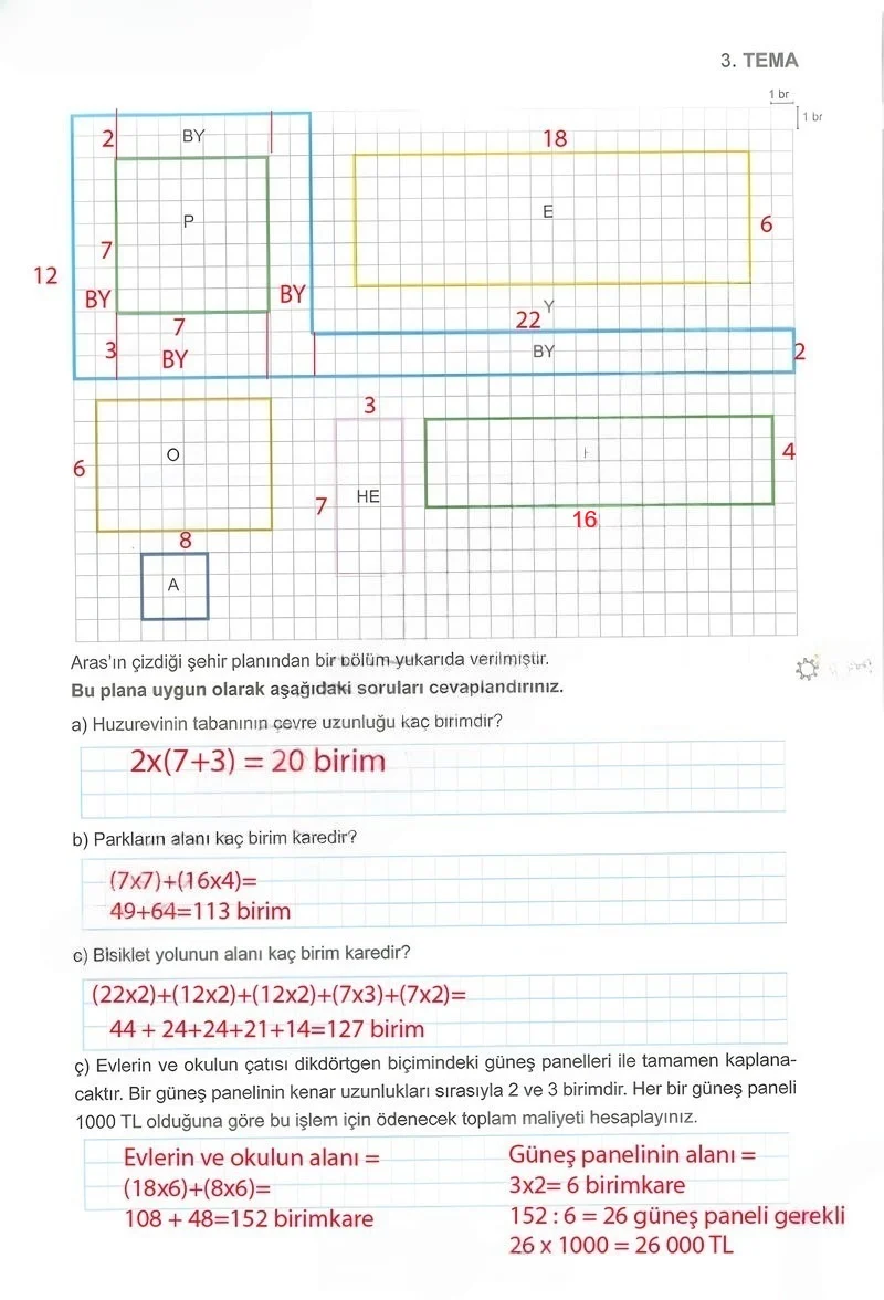 5. Sınıf Matematik Ders Kitabı Cevapları Meb Yayınları 1.Kitap Sayfa 161 Çözüm Görseli