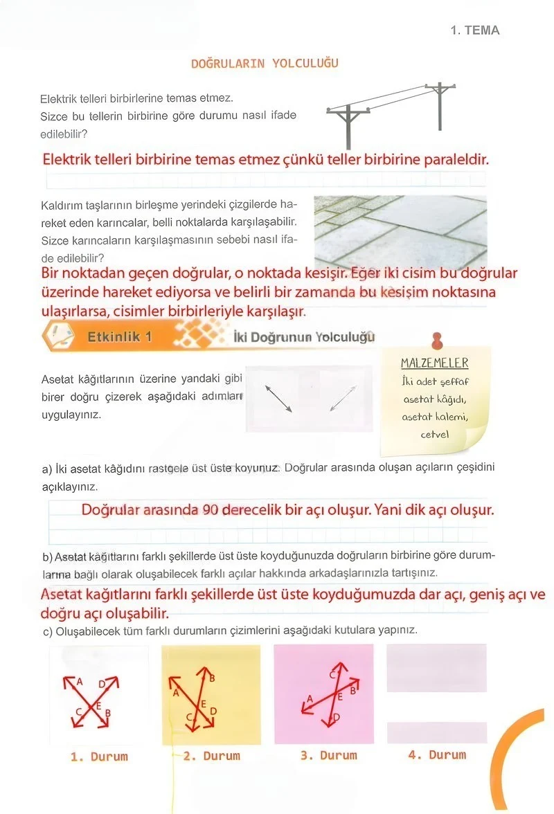 5. Sınıf Matematik Ders Kitabı Cevapları Meb Yayınları 1.Kitap Sayfa 45 Çözüm Görseli