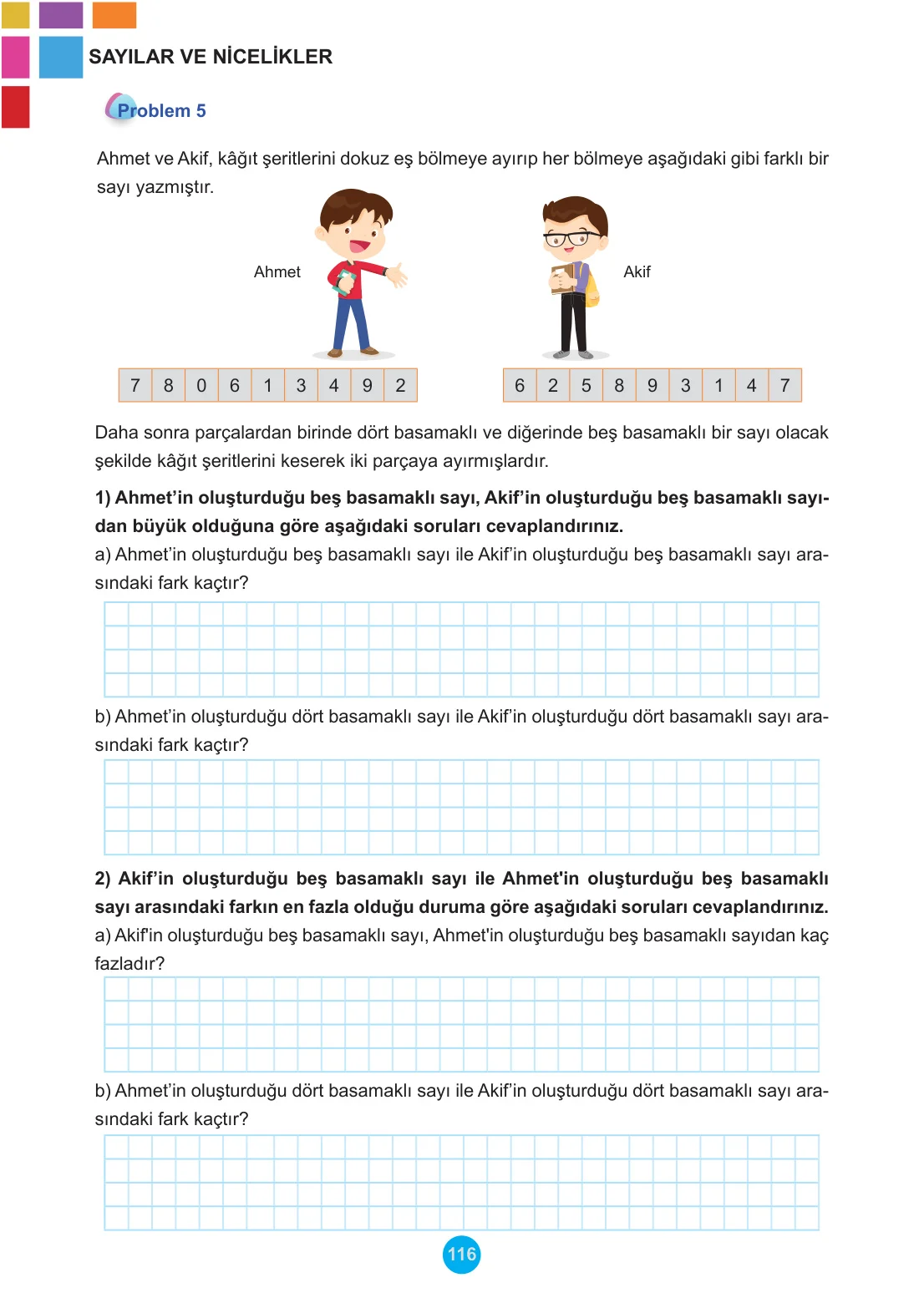 5. Sınıf Matematik Ders Kitabı Cevapları Meb Yayınları 1. Kitap Sayfa 116