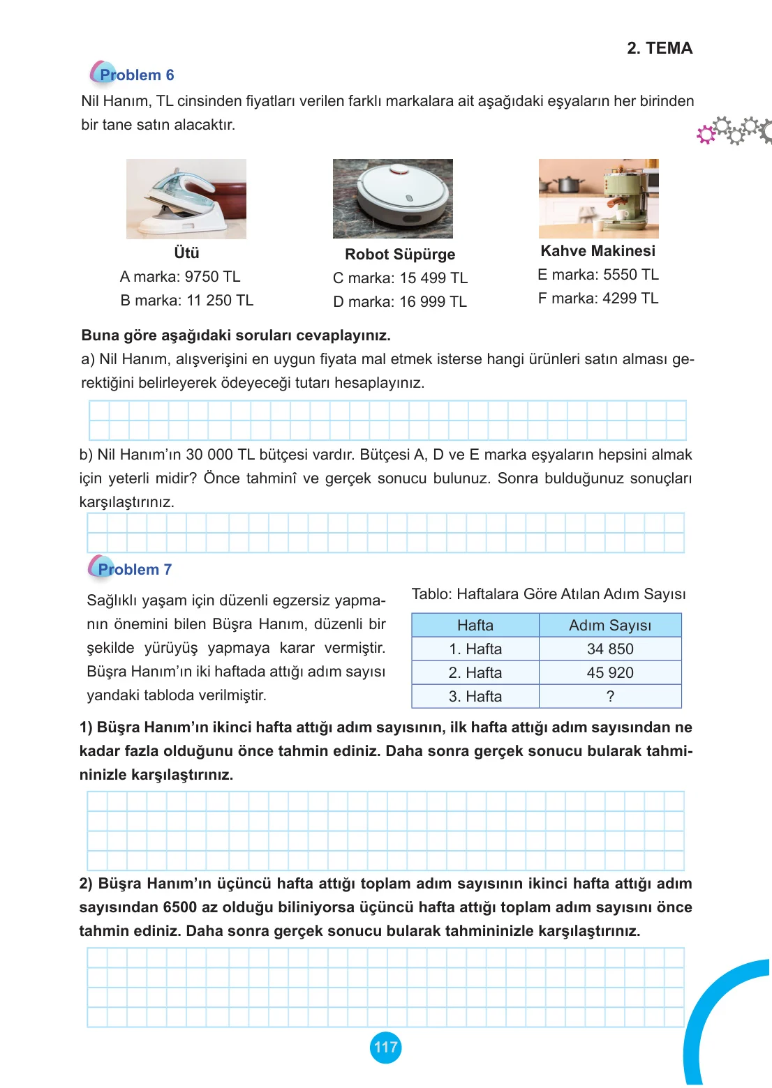 5. Sınıf Matematik Ders Kitabı Cevapları Meb Yayınları 1. Kitap Sayfa 117