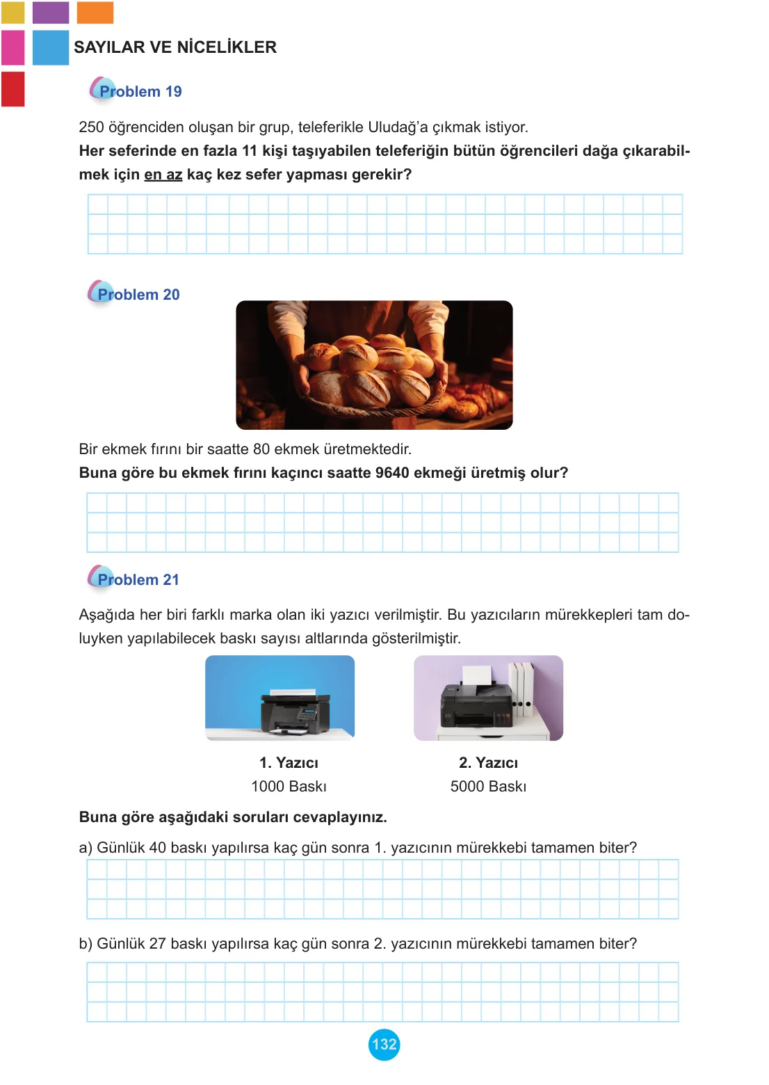 5. Sınıf Matematik Ders Kitabı Cevapları Meb Yayınları 1. Kitap Sayfa 132