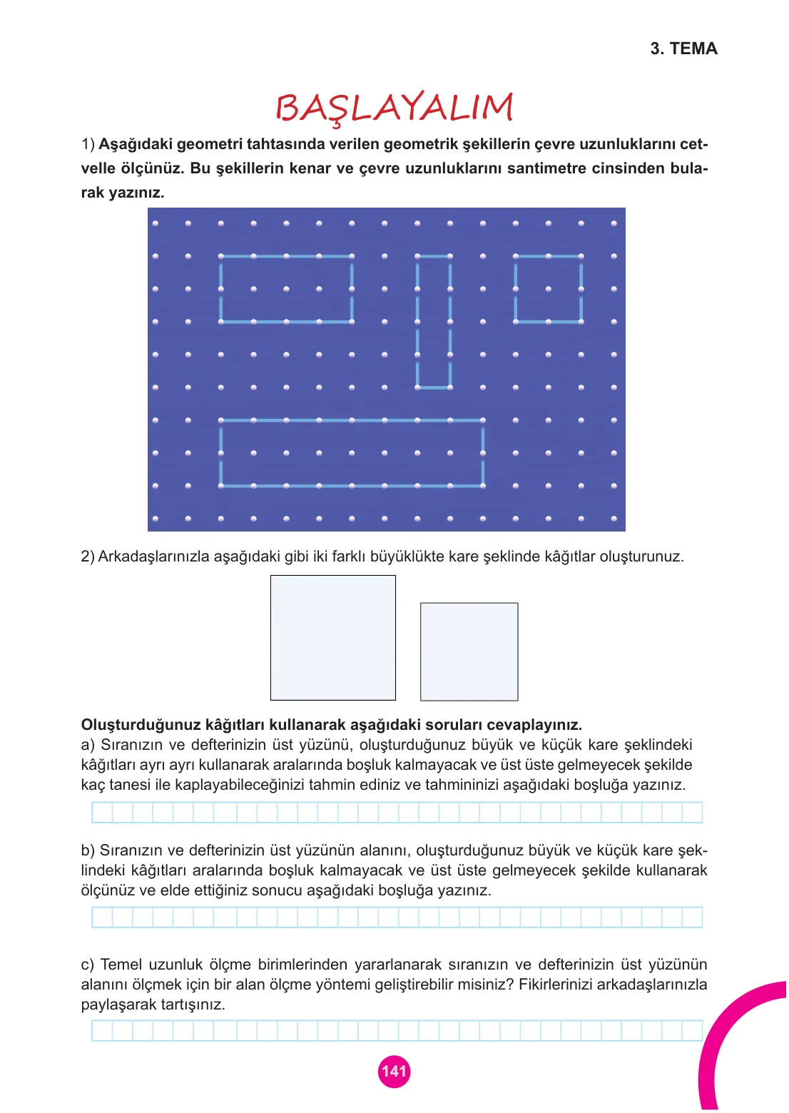 5. Sınıf Matematik Ders Kitabı Cevapları Meb Yayınları 1. Kitap Sayfa 141