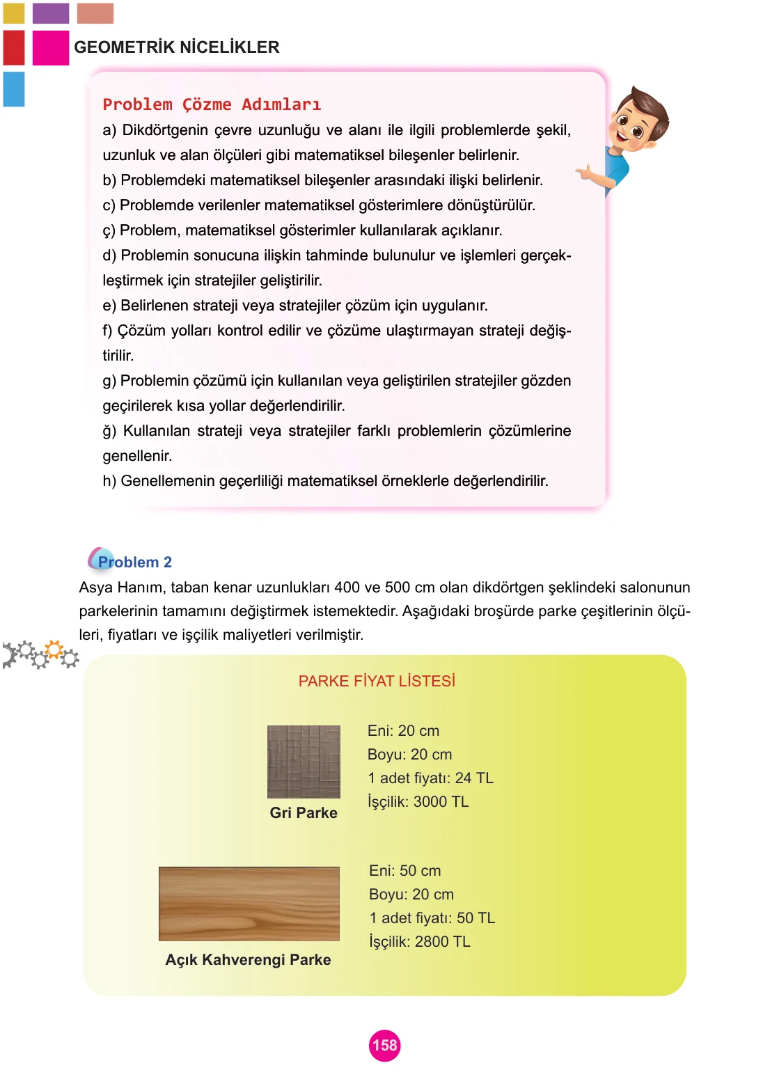 5. Sınıf Matematik Ders Kitabı Cevapları Meb Yayınları 1. Kitap Sayfa 158