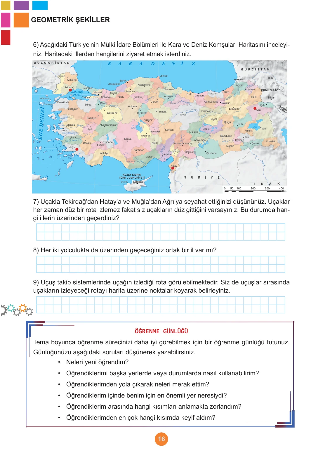 5. Sınıf Matematik Ders Kitabı Cevapları Meb Yayınları 1. Kitap Sayfa 16