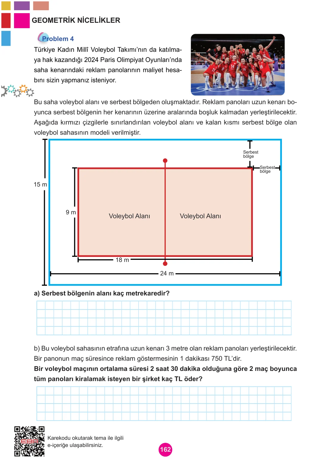 5. Sınıf Matematik Ders Kitabı Cevapları Meb Yayınları 1. Kitap Sayfa 162