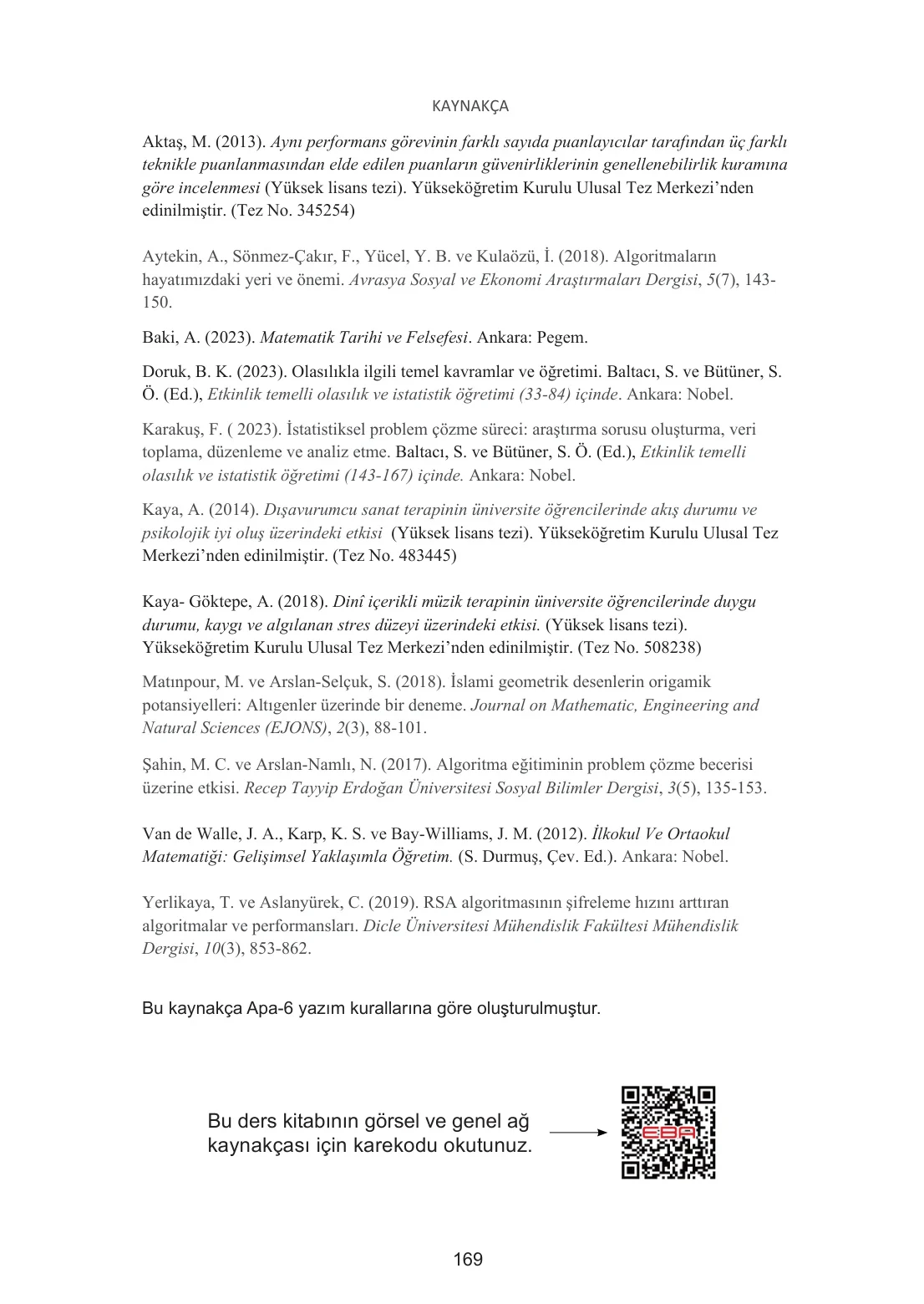 5. Sınıf Matematik Ders Kitabı Cevapları Meb Yayınları 1. Kitap Sayfa 169