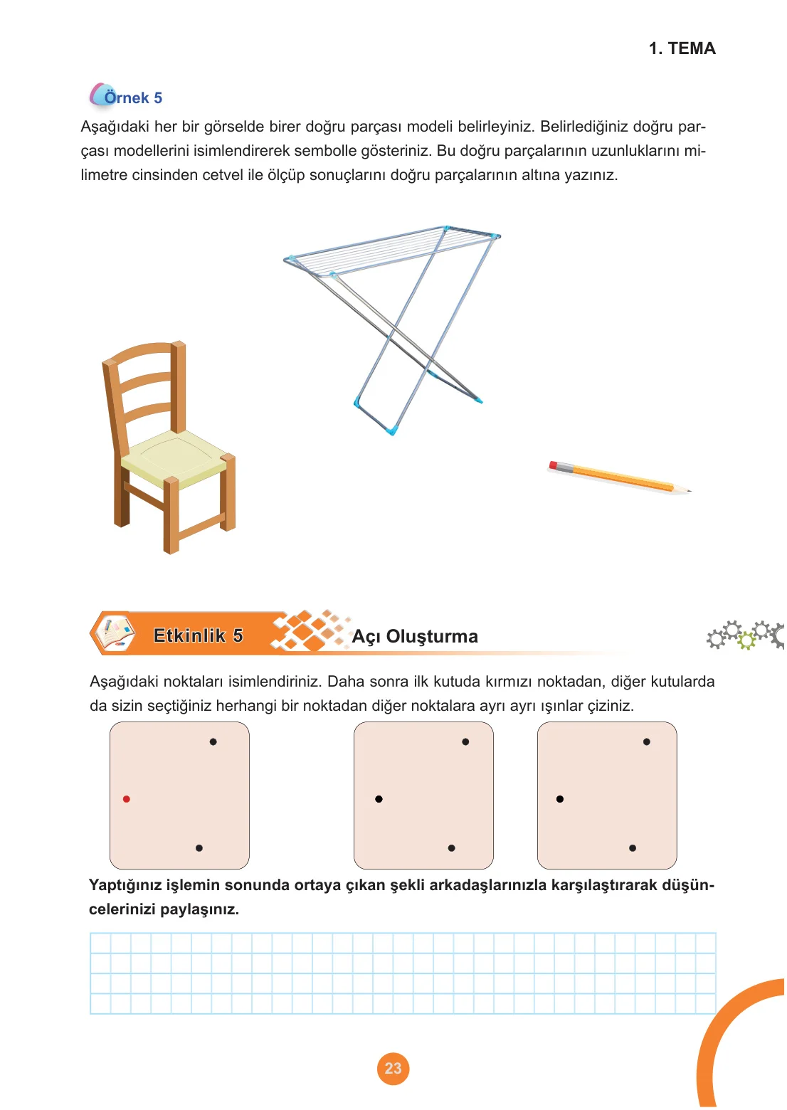 5. Sınıf Matematik Ders Kitabı Cevapları Meb Yayınları 1. Kitap Sayfa 23