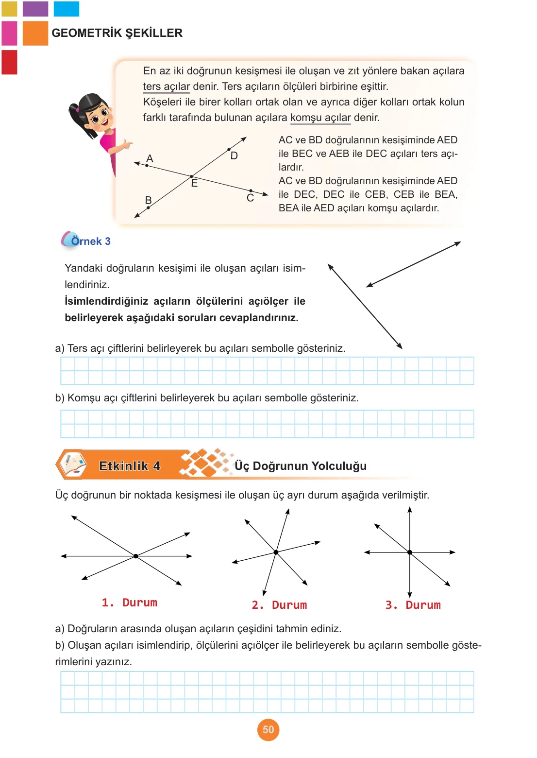 5. Sınıf Matematik Ders Kitabı Cevapları Meb Yayınları 1. Kitap Sayfa 50