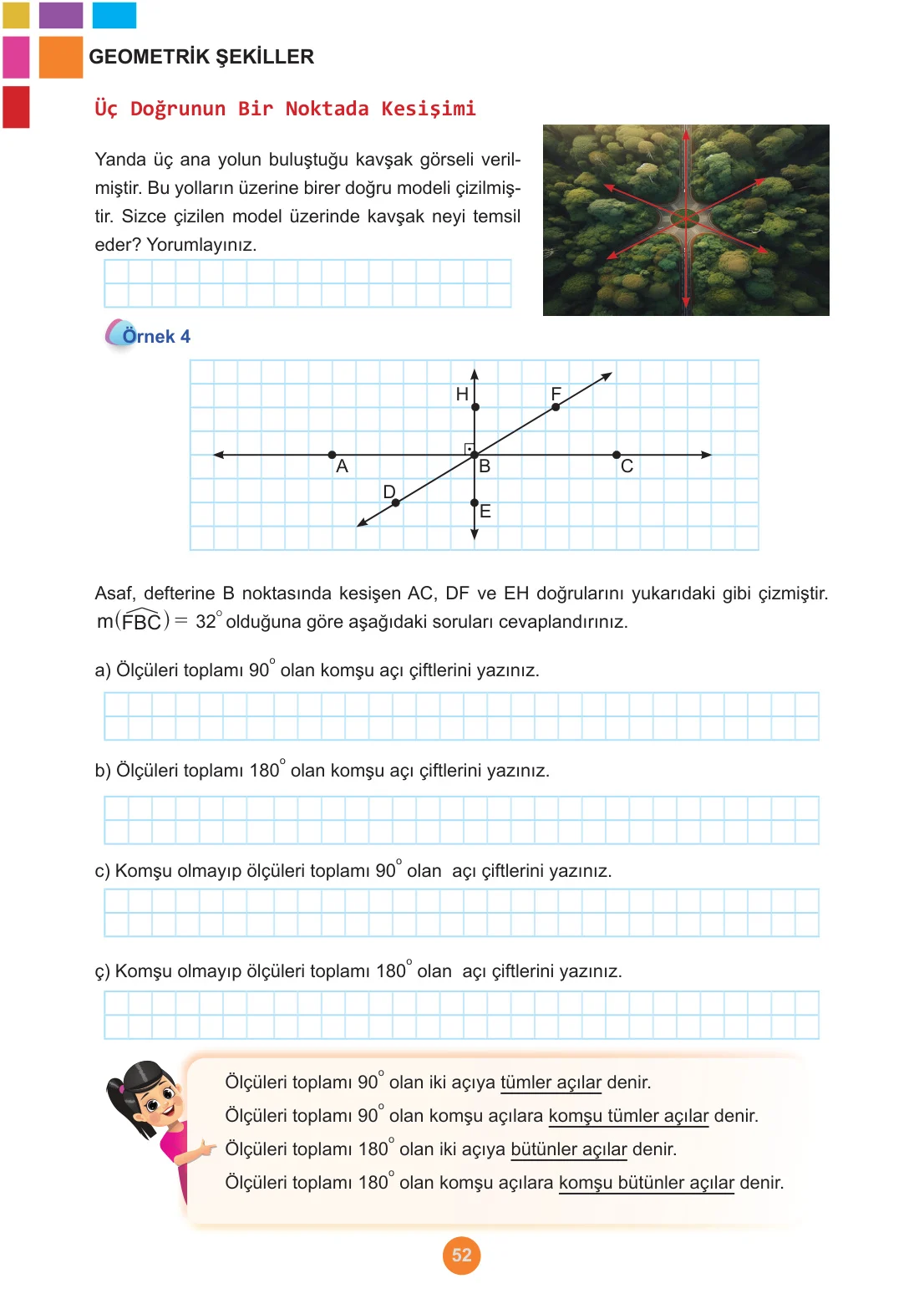 5. Sınıf Matematik Ders Kitabı Cevapları Meb Yayınları 1. Kitap Sayfa 52