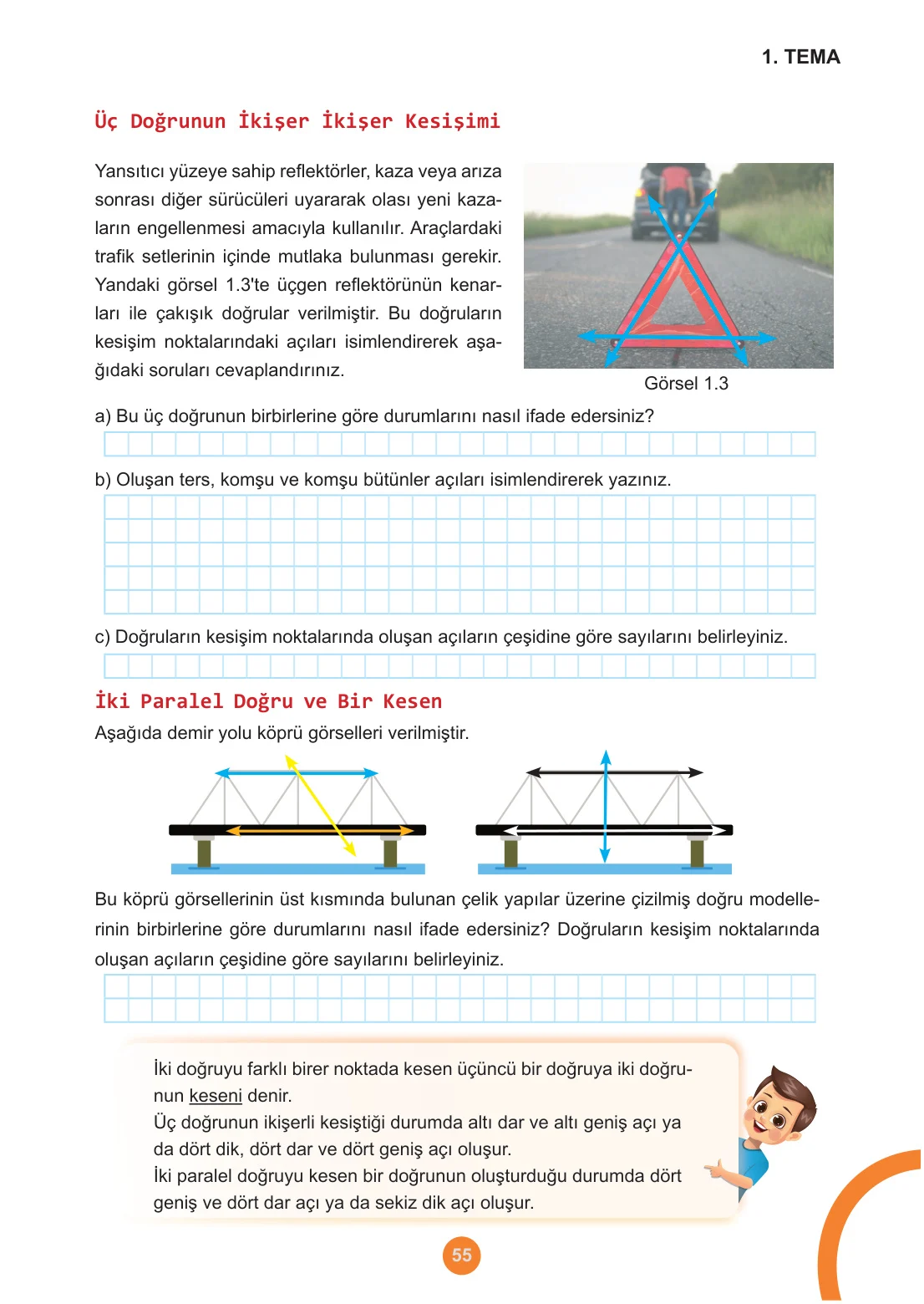 5. Sınıf Matematik Ders Kitabı Cevapları Meb Yayınları 1. Kitap Sayfa 55