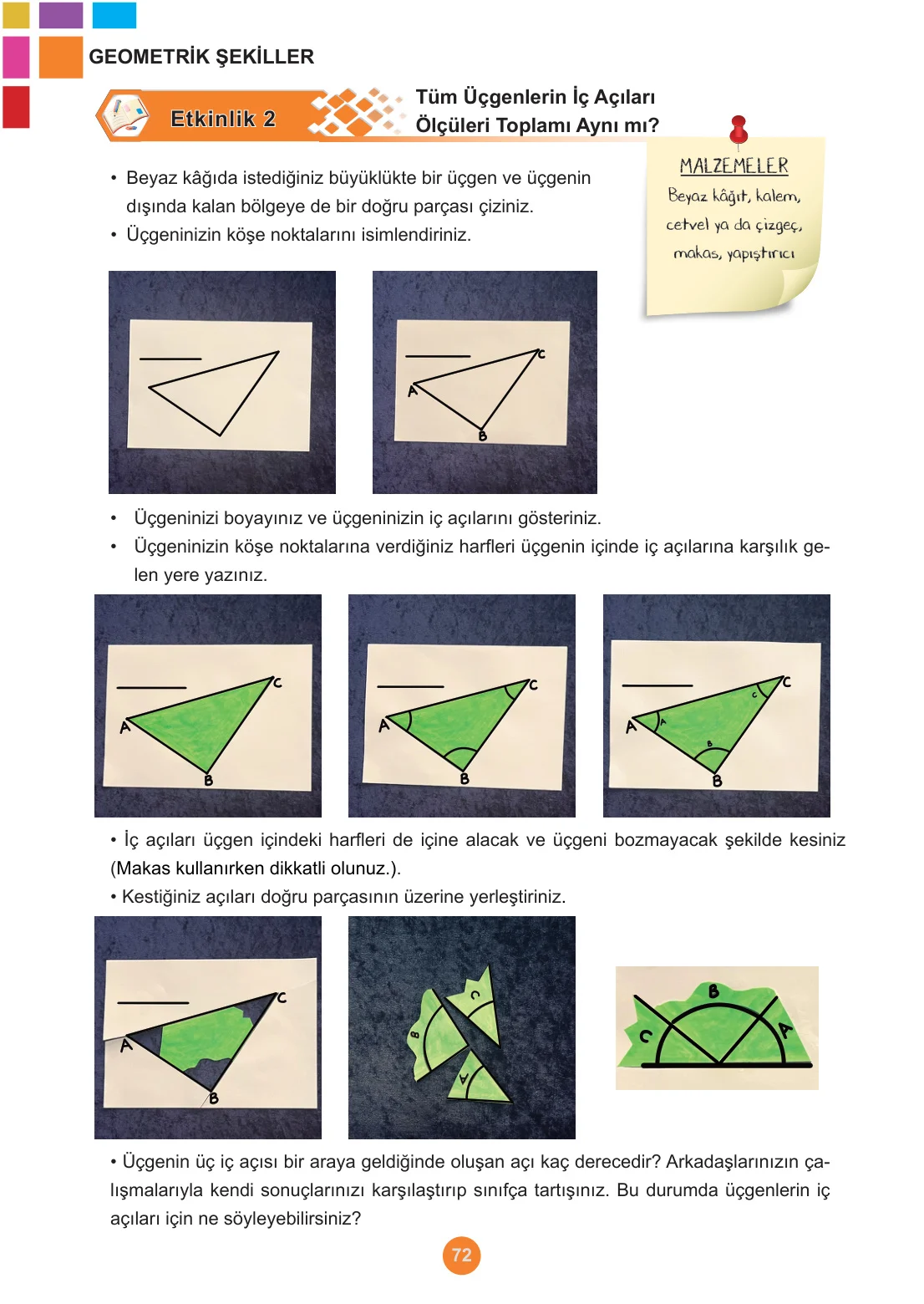 5. Sınıf Matematik Ders Kitabı Cevapları Meb Yayınları 1. Kitap Sayfa 72