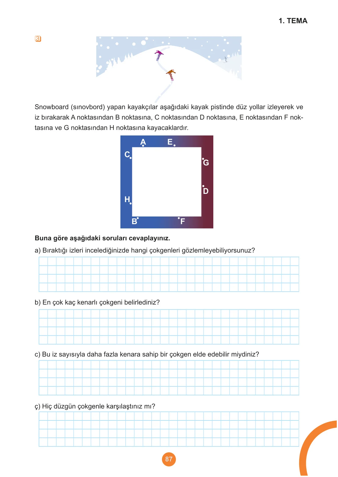 5. Sınıf Matematik Ders Kitabı Cevapları Meb Yayınları 1. Kitap Sayfa 87