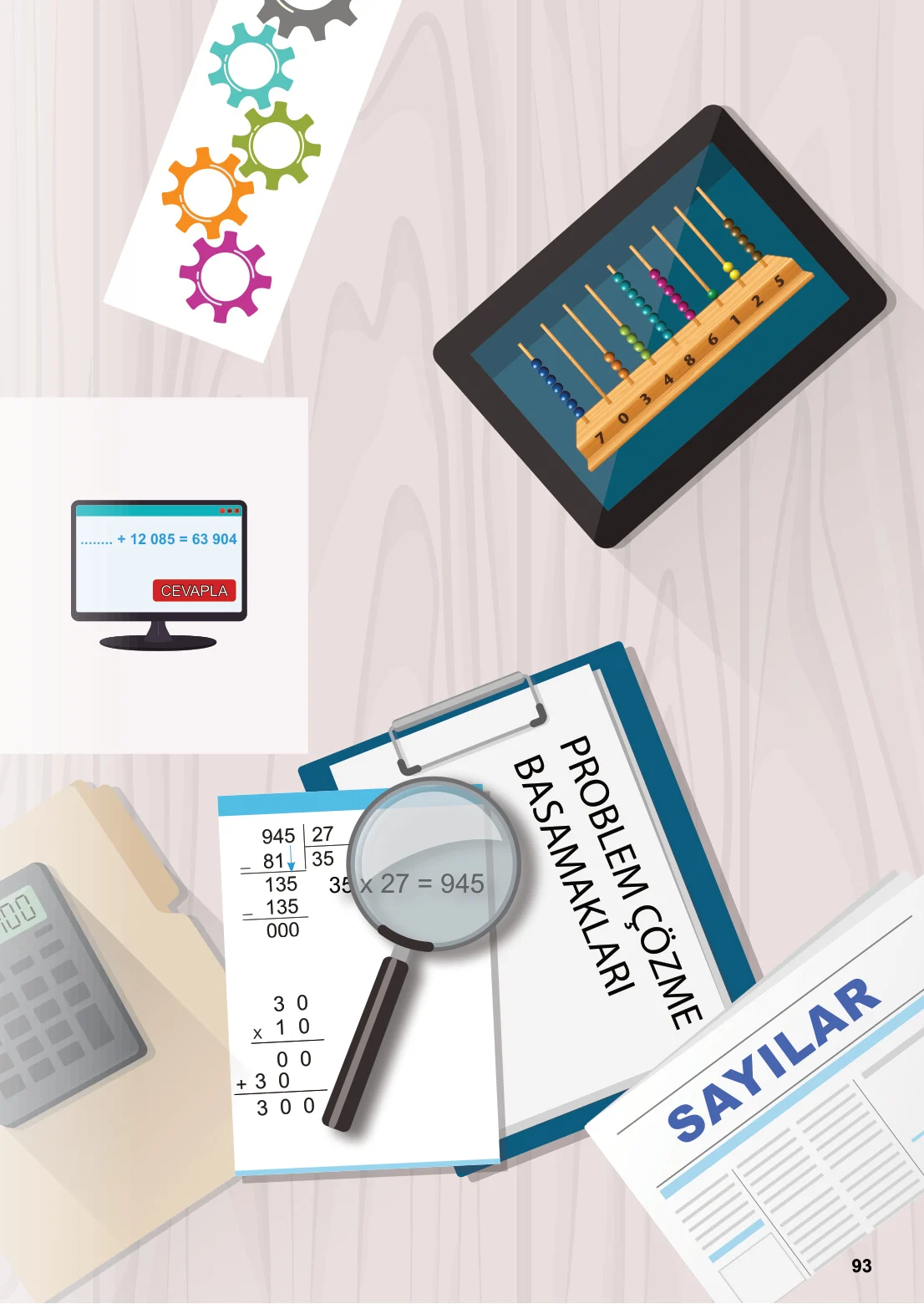 5. Sınıf Matematik Ders Kitabı Cevapları Meb Yayınları 1. Kitap Sayfa 93