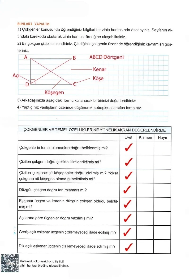 5. Sınıf Matematik Ders Kitabı Cevapları Meb Yayınları 1.Kitap Sayfa 74 Çözüm Görseli
