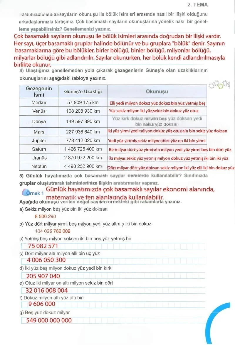 5. Sınıf Matematik Ders Kitabı Cevapları Meb Yayınları 1.Kitap Sayfa 99 Çözüm Görseli
