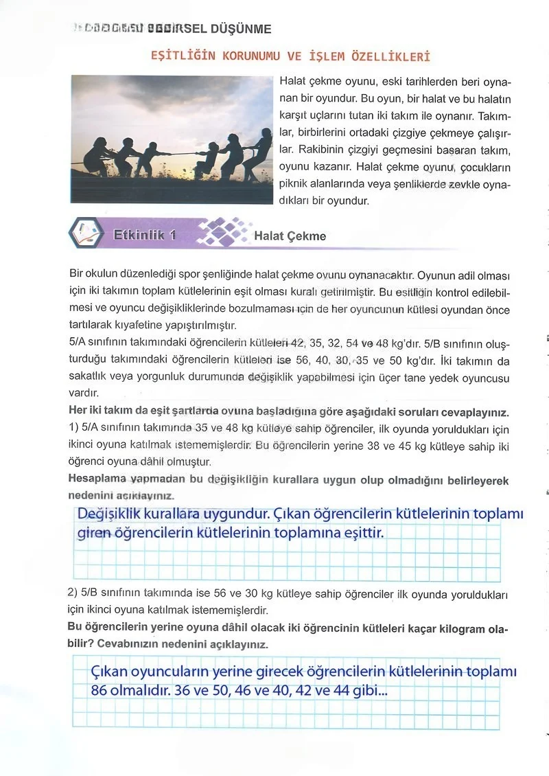 5. Sınıf Matematik Ders Kitabı Cevapları Meb Yayınları 2.Kitap Sayfa 118 Çözüm Görseli