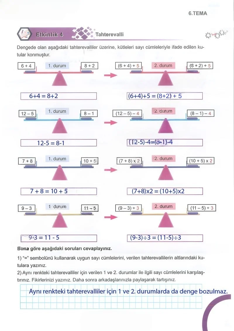 5. Sınıf Matematik Ders Kitabı Cevapları Meb Yayınları 2.Kitap Sayfa 121 Çözüm Görseli