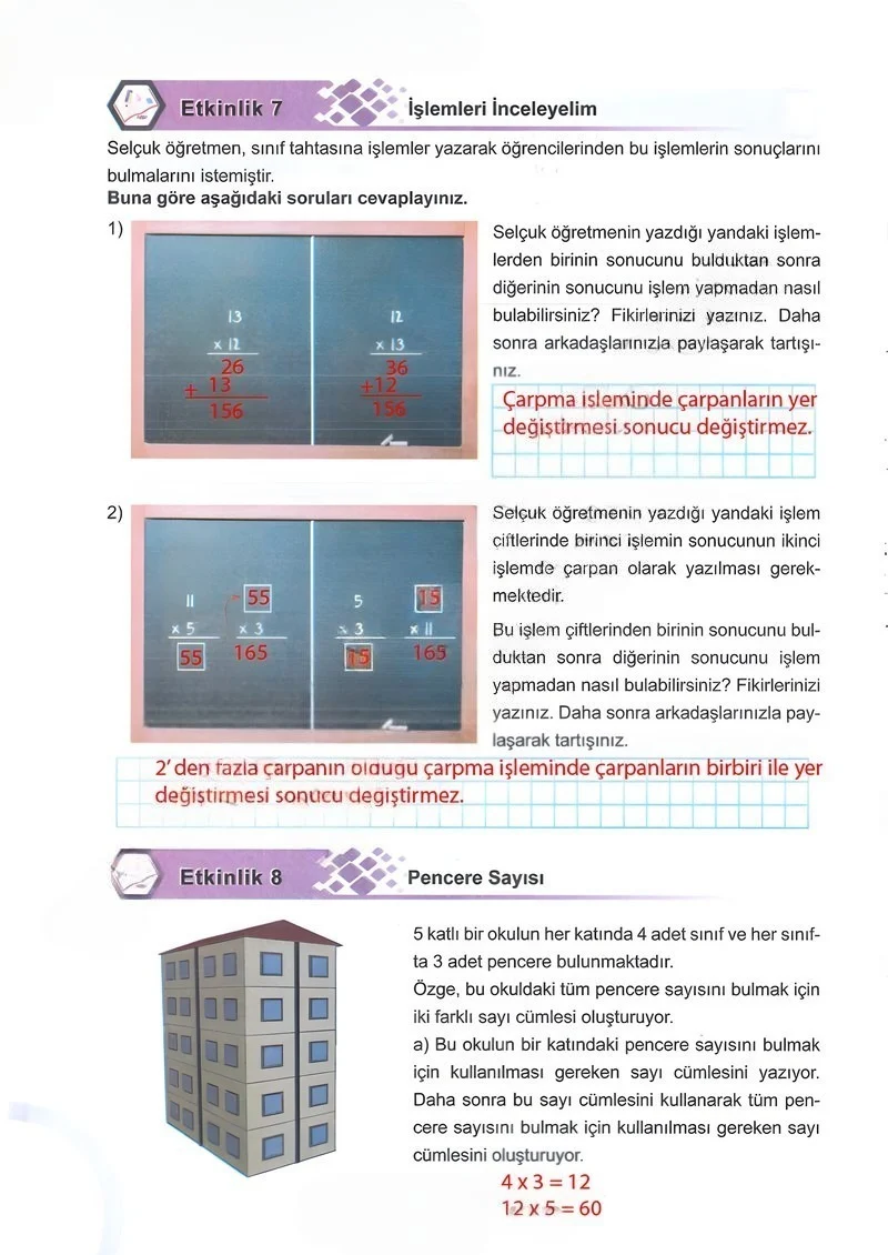 5. Sınıf Matematik Ders Kitabı Cevapları Meb Yayınları 2.Kitap Sayfa 124 Çözüm Görseli