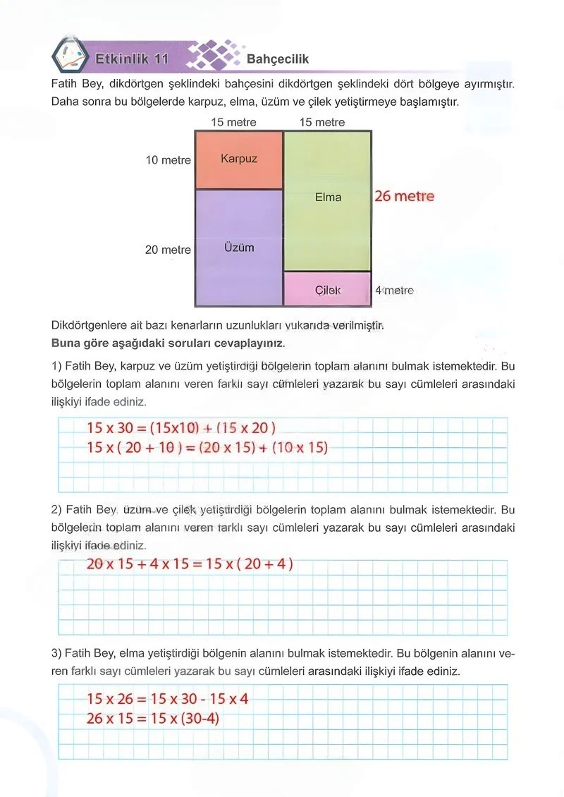 5. Sınıf Matematik Ders Kitabı Cevapları Meb Yayınları 2.Kitap Sayfa 130 Çözüm Görseli