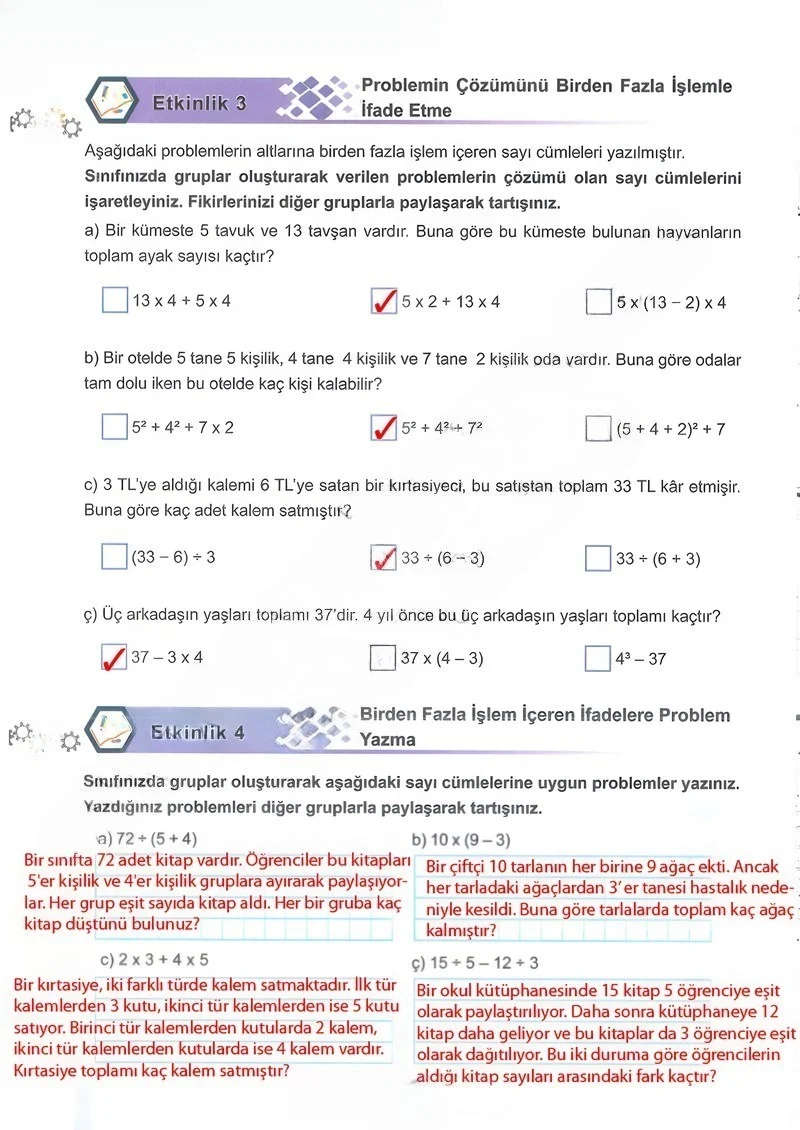 5. Sınıf Matematik Ders Kitabı Cevapları Meb Yayınları 2.Kitap Sayfa 134 Çözüm Görseli