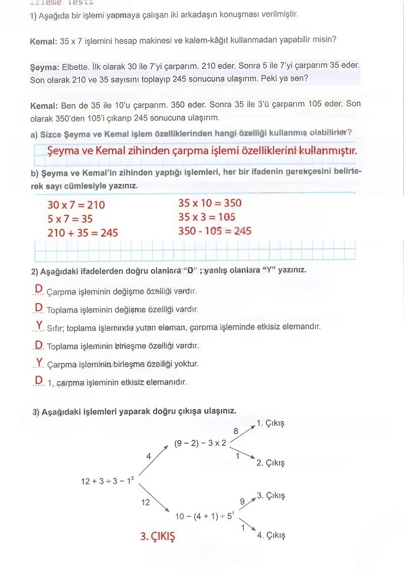5. Sınıf Matematik Ders Kitabı Cevapları Meb Yayınları 2.Kitap Sayfa 147 Çözüm Görseli