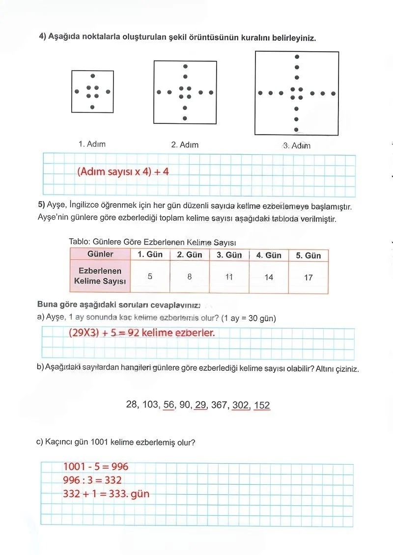 5. Sınıf Matematik Ders Kitabı Cevapları Meb Yayınları 2.Kitap Sayfa 148 Çözüm Görseli