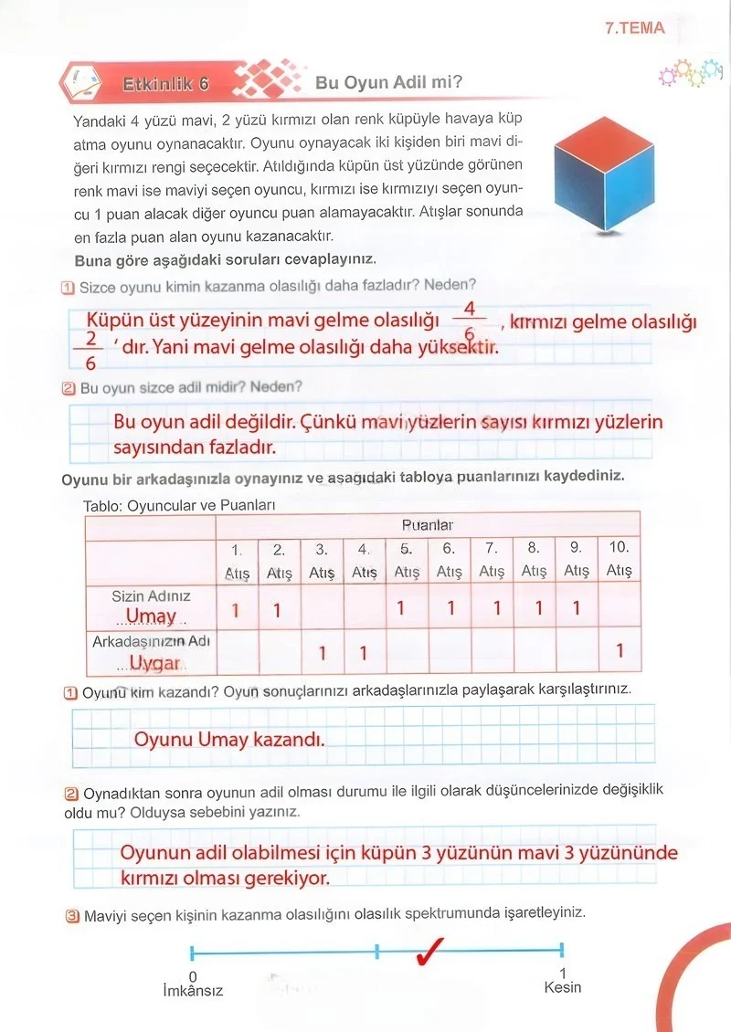 5. Sınıf Matematik Ders Kitabı Cevapları Meb Yayınları 2.Kitap Sayfa 175 Çözüm Görseli