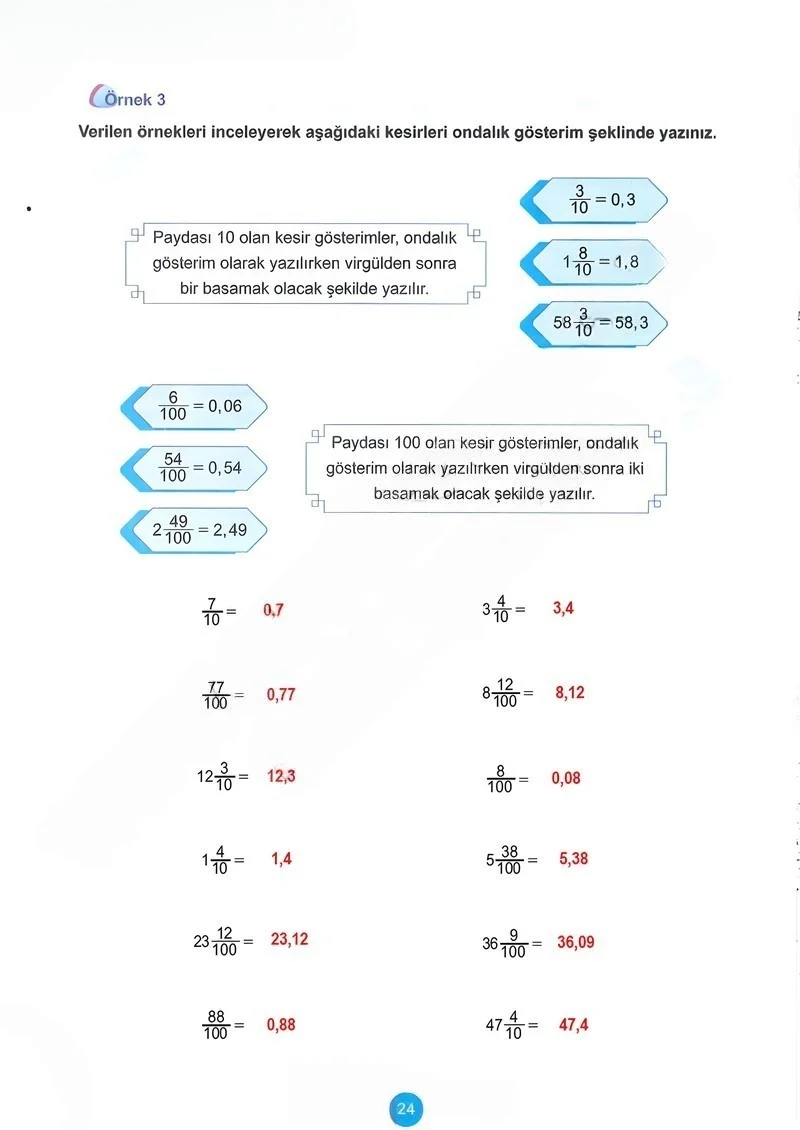 5. Sınıf Matematik Ders Kitabı Cevapları Meb Yayınları 2.Kitap Sayfa 24 Çözüm Görseli