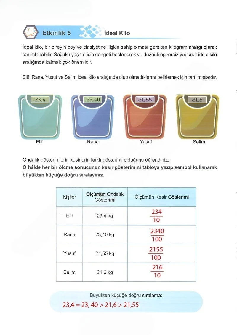 5. Sınıf Matematik Ders Kitabı Cevapları Meb Yayınları 2.Kitap Sayfa 40 Çözüm Görseli