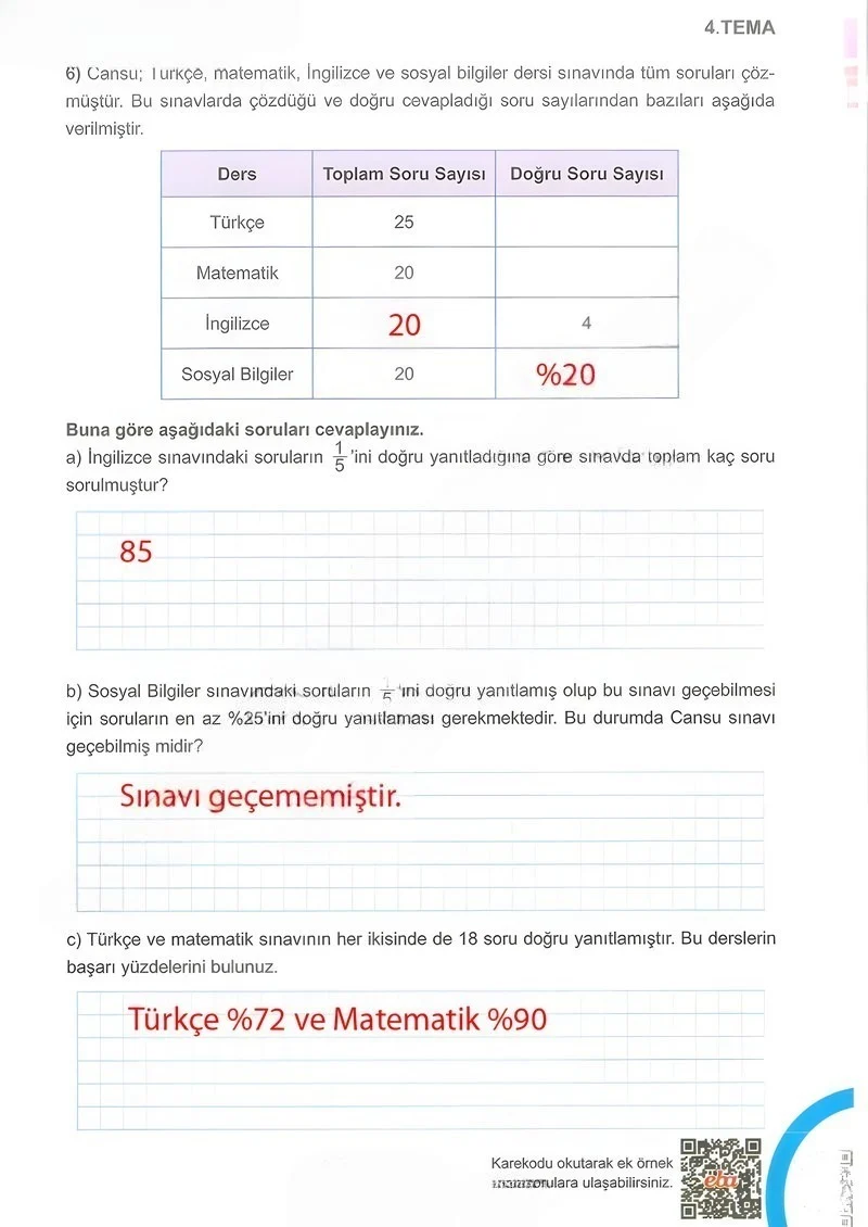 5. Sınıf Matematik Ders Kitabı Cevapları Meb Yayınları 2.Kitap Sayfa 55 Çözüm Görseli
