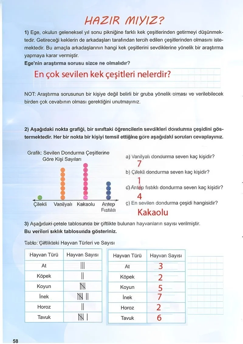 5. Sınıf Matematik Ders Kitabı Cevapları Meb Yayınları 2.Kitap Sayfa 58 Çözüm Görseli