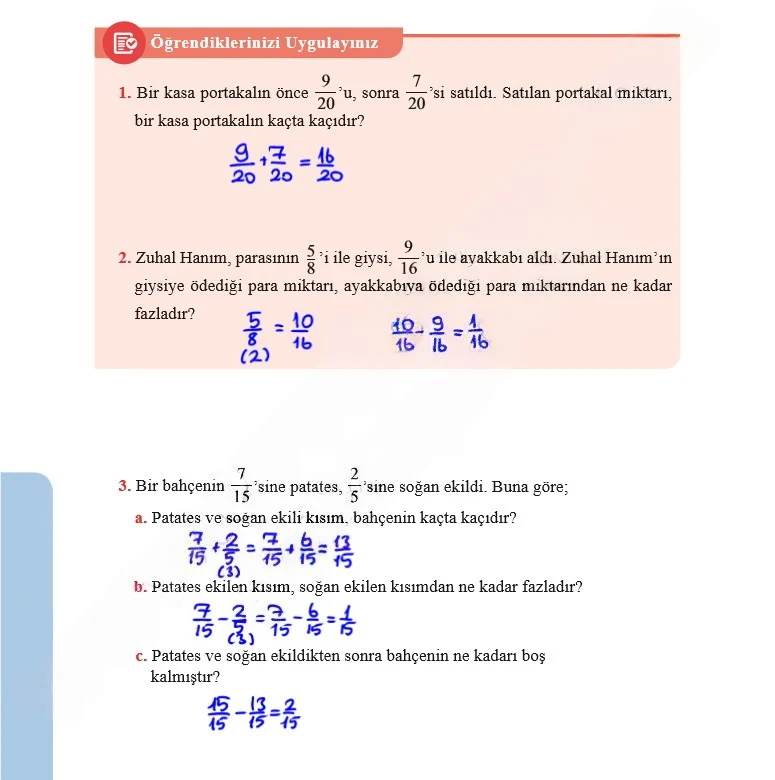 5. Sınıf Matematik Ders Kitabı Cevapları Özgün Yayınları Sayfa 100 Çözüm Görseli