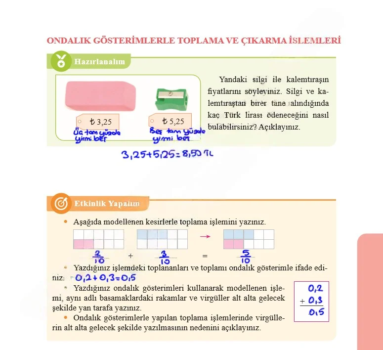 5. Sınıf Matematik Ders Kitabı Cevapları Özgün Yayınları Sayfa 127 Çözüm Görseli