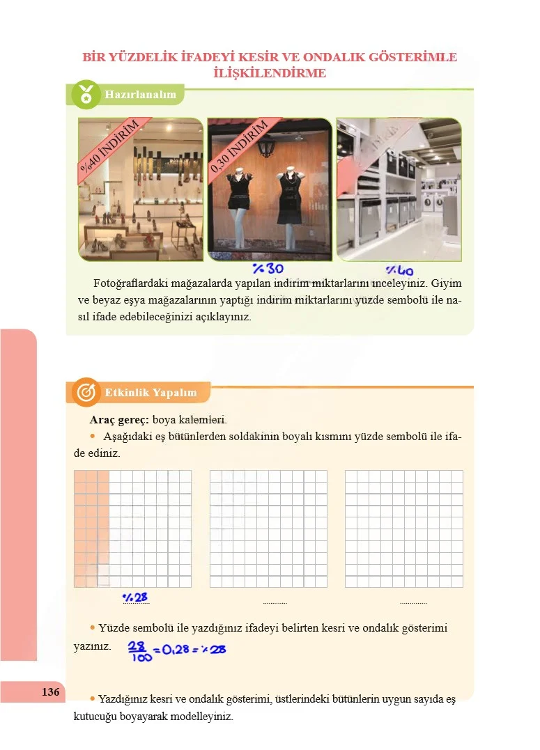 5. Sınıf Matematik Ders Kitabı Cevapları Özgün Yayınları Sayfa 136 Çözüm Görseli