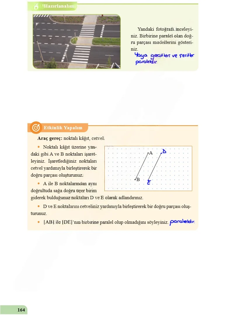 5. Sınıf Matematik Ders Kitabı Cevapları Özgün Yayınları Sayfa 164 Çözüm Görseli