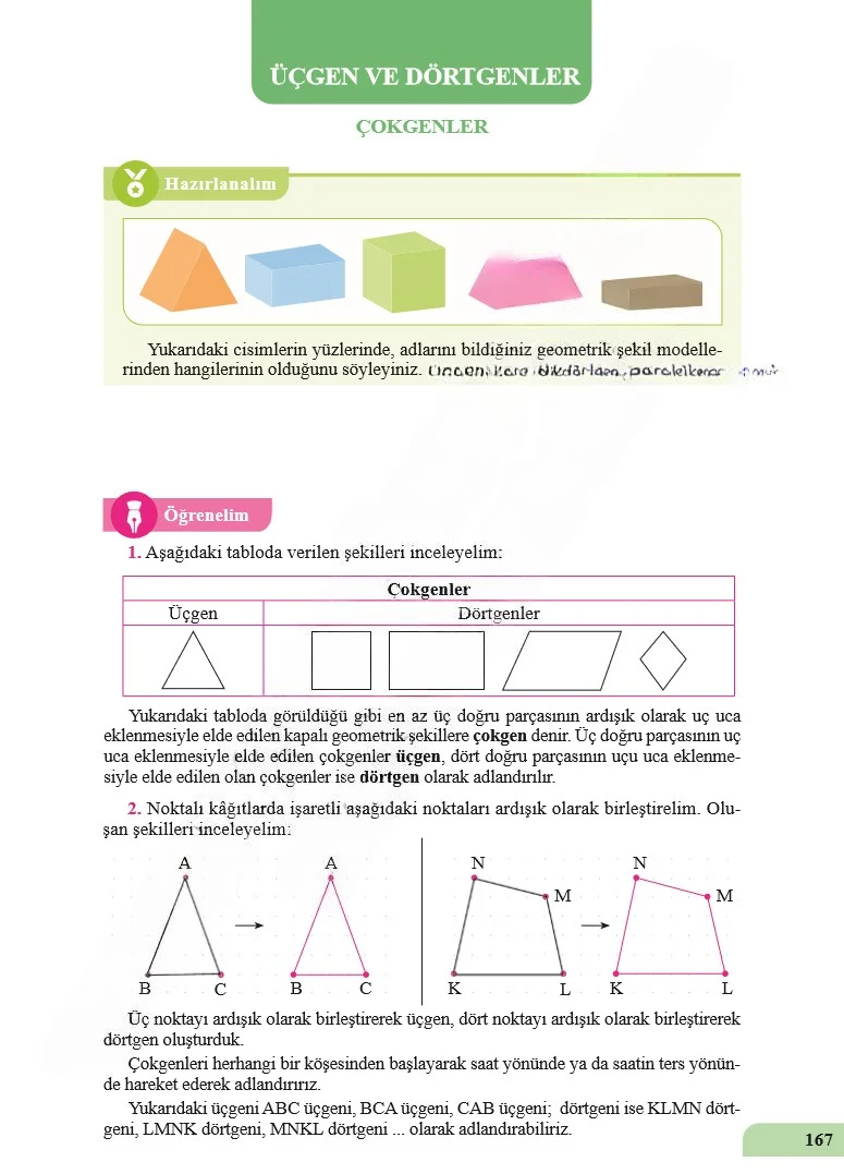 5. Sınıf Matematik Ders Kitabı Cevapları Özgün Yayınları Sayfa 167 Çözüm Görseli