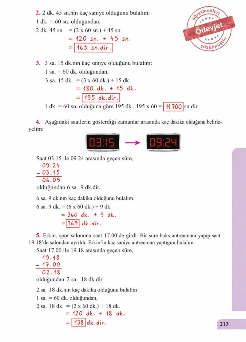 5. Sınıf Matematik Ders Kitabı Cevapları Özgün Yayınları Sayfa 213 Çözüm Görseli