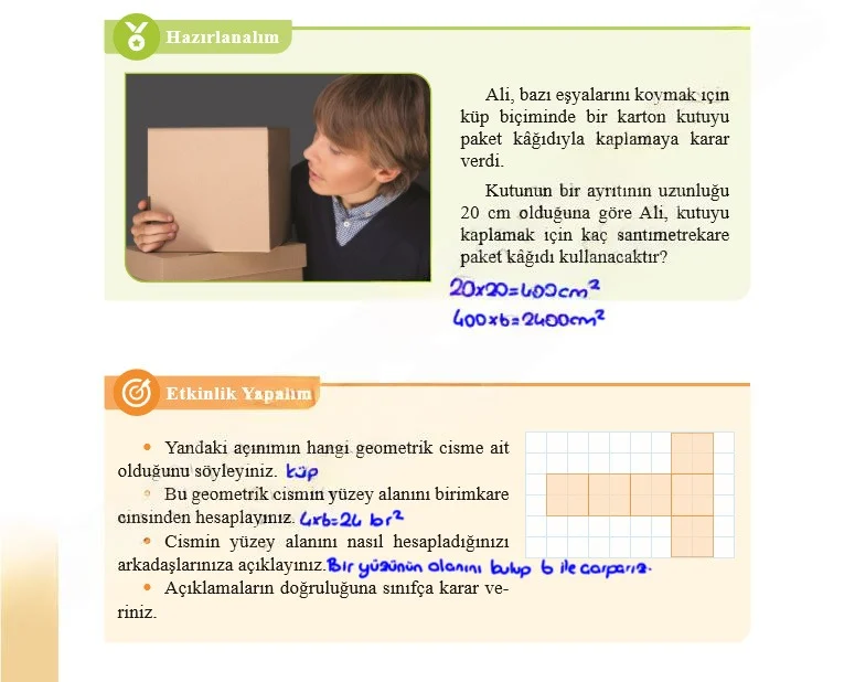 5. Sınıf Matematik Ders Kitabı Cevapları Özgün Yayınları Sayfa 242 Çözüm Görseli