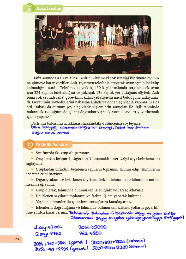 5. Sınıf Matematik Ders Kitabı Cevapları Özgün Yayınları Sayfa 34 Çözüm Görseli
