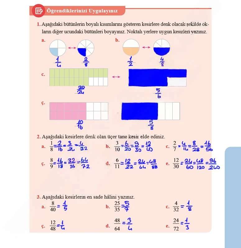 5. Sınıf Matematik Ders Kitabı Cevapları Özgün Yayınları Sayfa 87 Çözüm Görseli