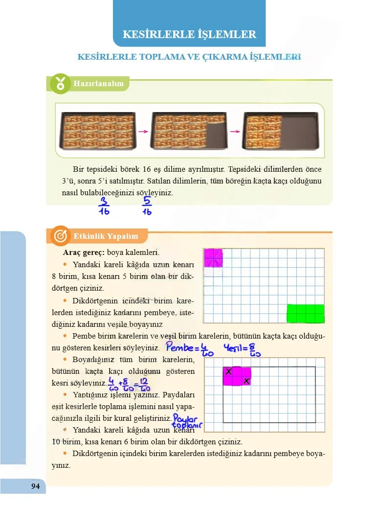 5. Sınıf Matematik Ders Kitabı Cevapları Özgün Yayınları Sayfa 94 Çözüm Görseli