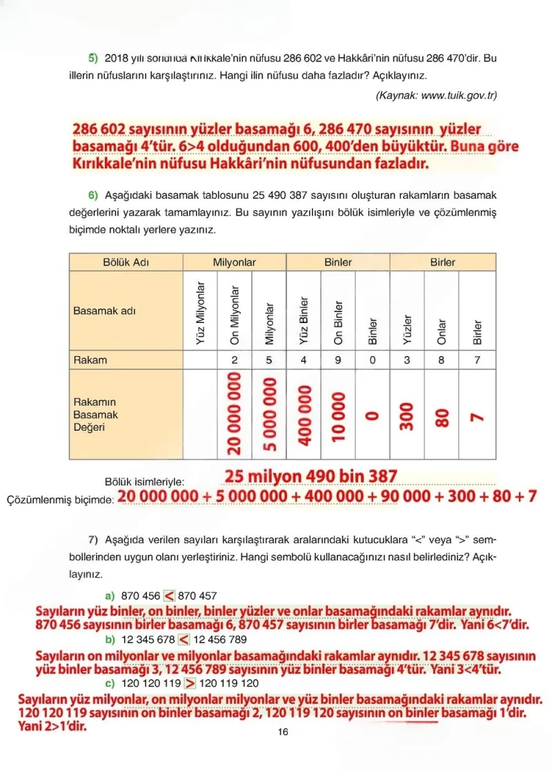 5. Sınıf Matematik Ders Kitabı Cevapları Tuna Yayınları Sayfa 16 Çözüm Görseli