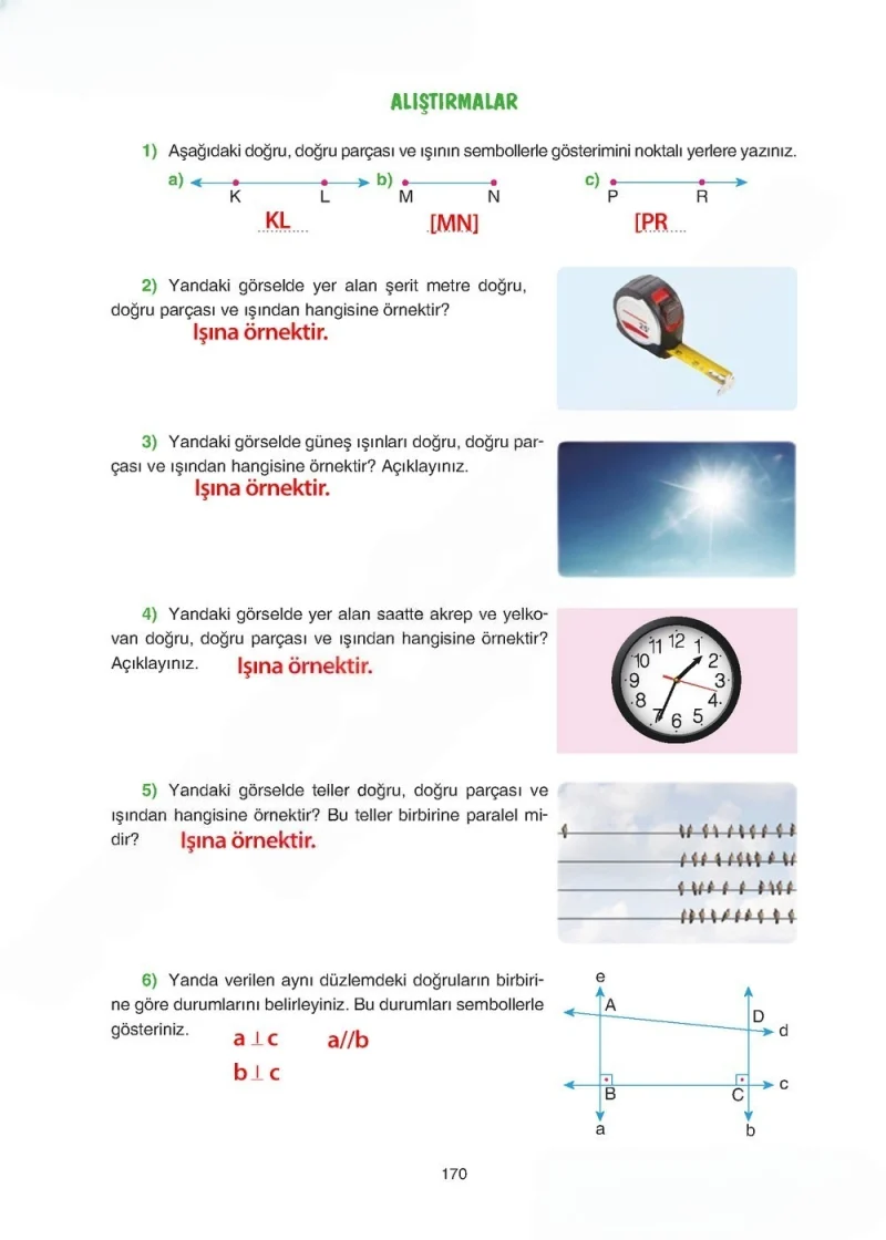 5. Sınıf Matematik Ders Kitabı Cevapları Tuna Yayınları Sayfa 170 Çözüm Görseli