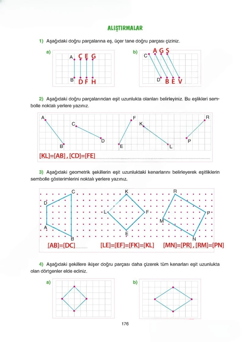 5. Sınıf Matematik Ders Kitabı Cevapları Tuna Yayınları Sayfa 176 Çözüm Görseli