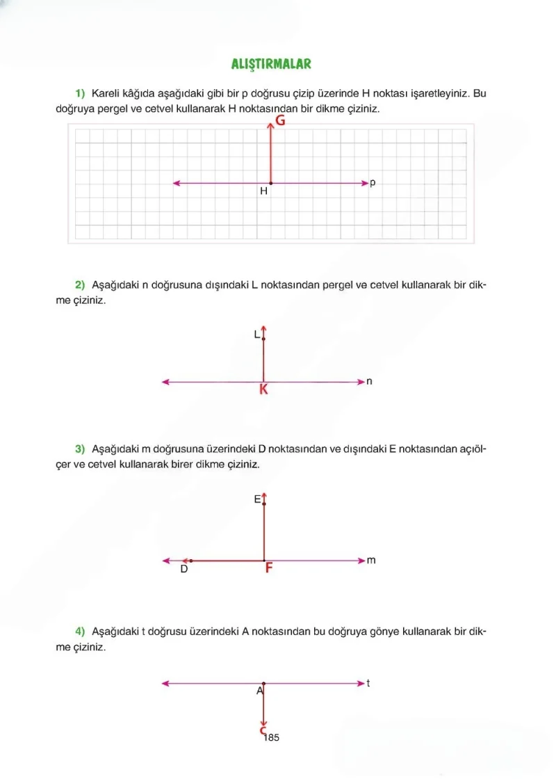 5. Sınıf Matematik Ders Kitabı Cevapları Tuna Yayınları Sayfa 185 Çözüm Görseli