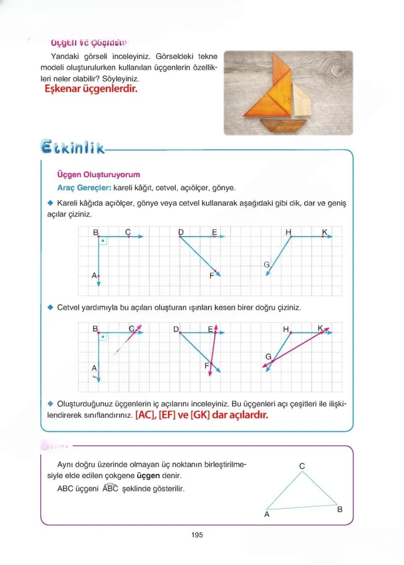 5. Sınıf Matematik Ders Kitabı Cevapları Tuna Yayınları Sayfa 195 Çözüm Görseli