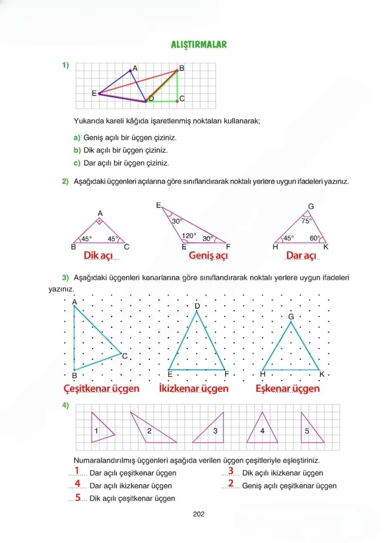 5. Sınıf Matematik Ders Kitabı Cevapları Tuna Yayınları Sayfa 202 Çözüm Görseli
