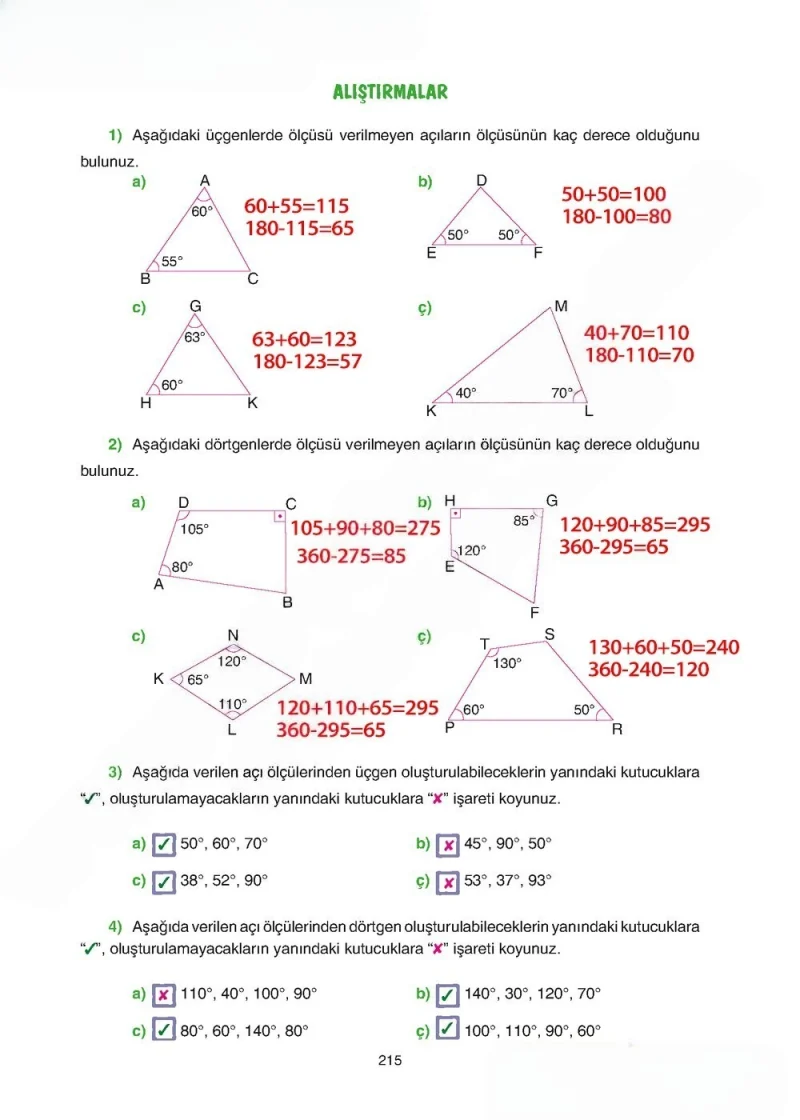 5. Sınıf Matematik Ders Kitabı Cevapları Tuna Yayınları Sayfa 215 Çözüm Görseli