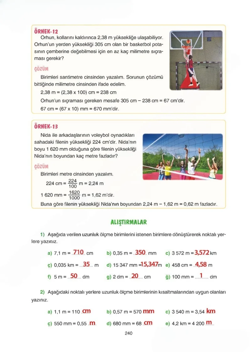 5. Sınıf Matematik Ders Kitabı Cevapları Tuna Yayınları Sayfa 240 Çözüm Görseli